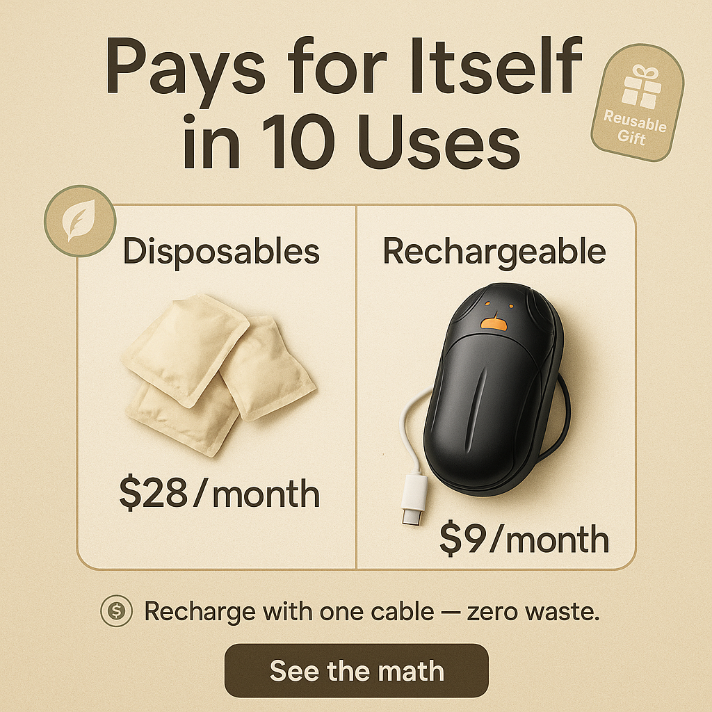 Hand Warmers - Ditch Disposables — Go-Green & Giftable