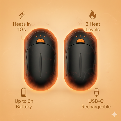 Hand Warmers - Heat That Lasts The Whole Game